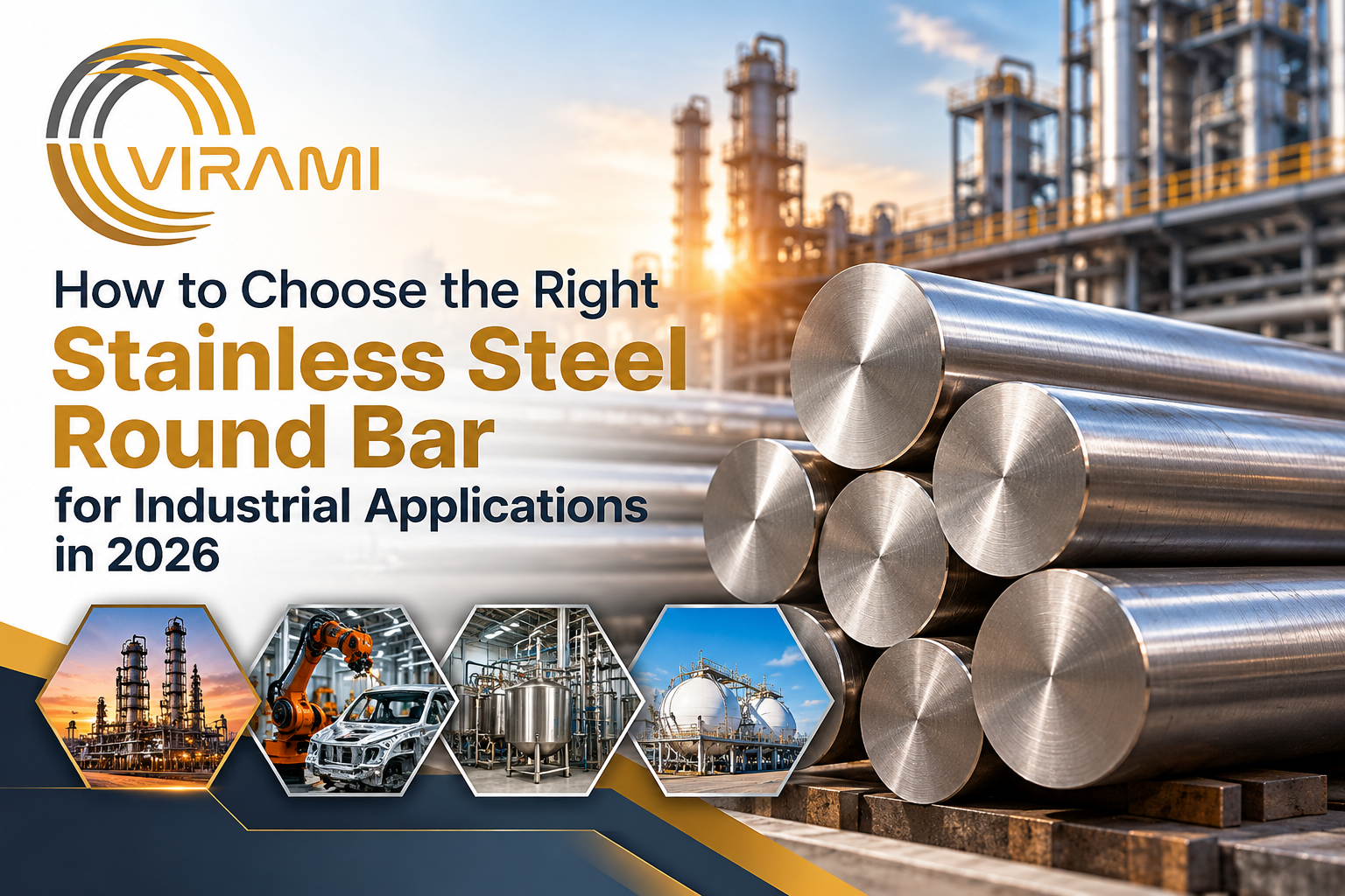 How to Choose the Right Stainless Steel Round Bar for Industrial Applications in 2026