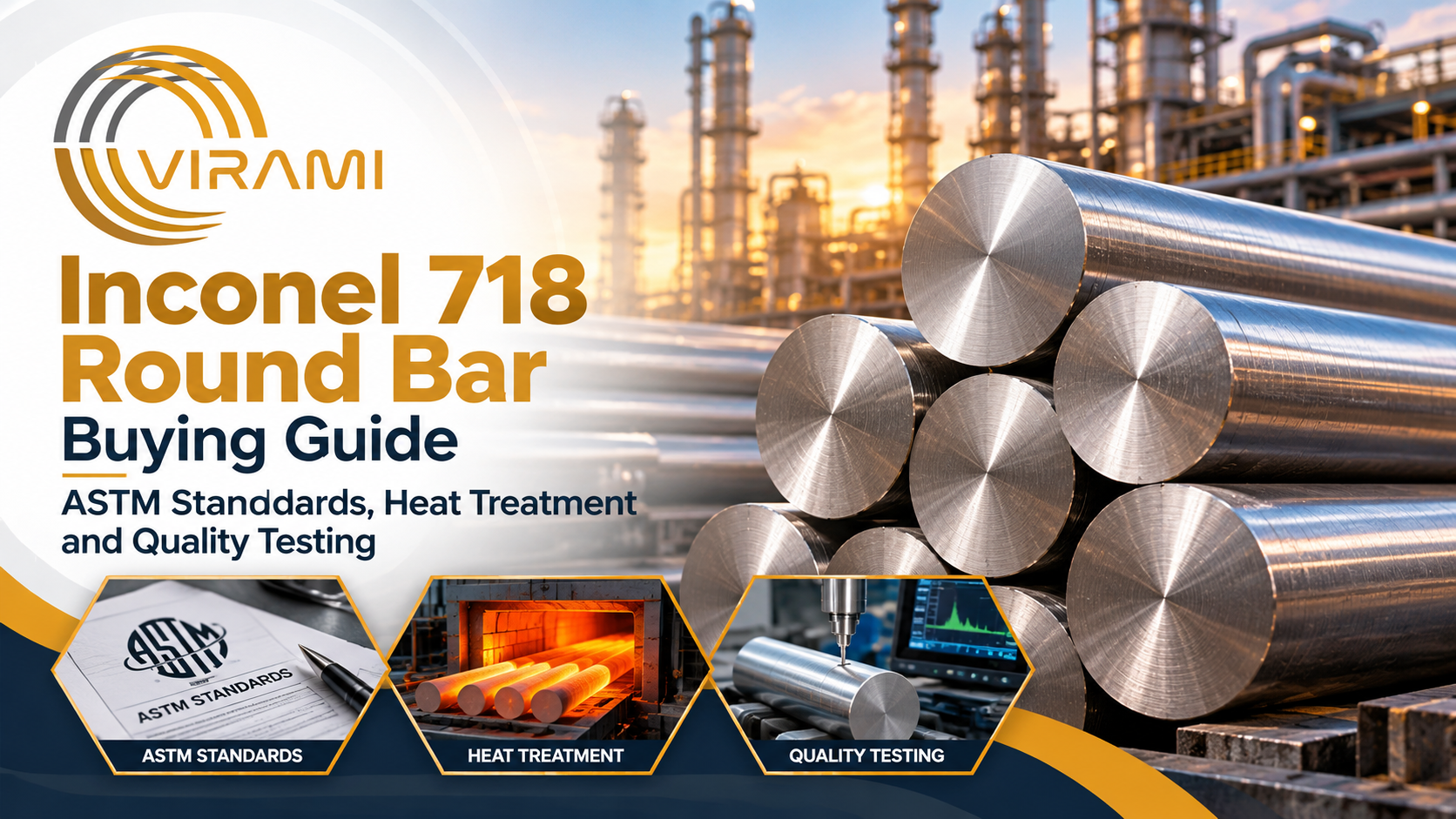 Inconel 718 Round Bar Buying Guide: ASTM Standards, Heat Treatment and Quality Testing